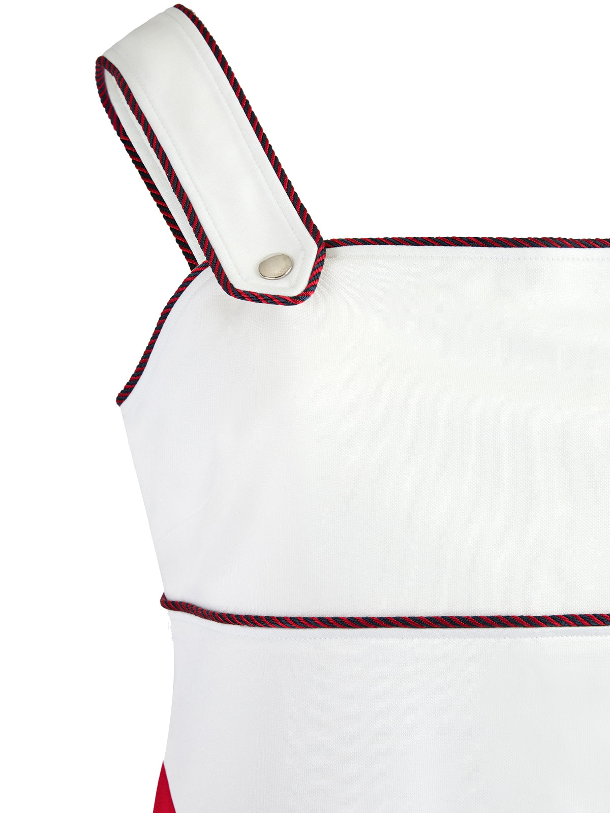 Robe courte blanche en polyester et coton Gucci