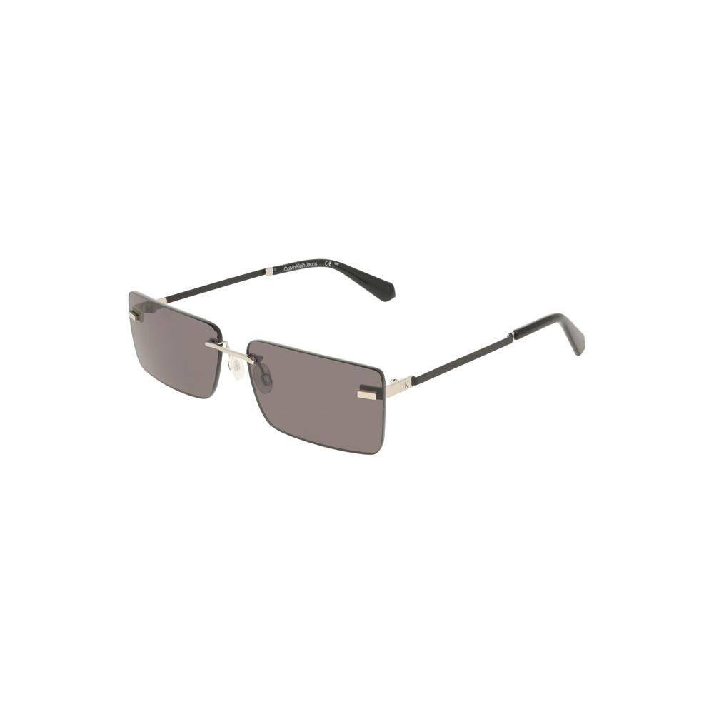 Lunettes de soleil Calvin Klein Black Metal pour femme