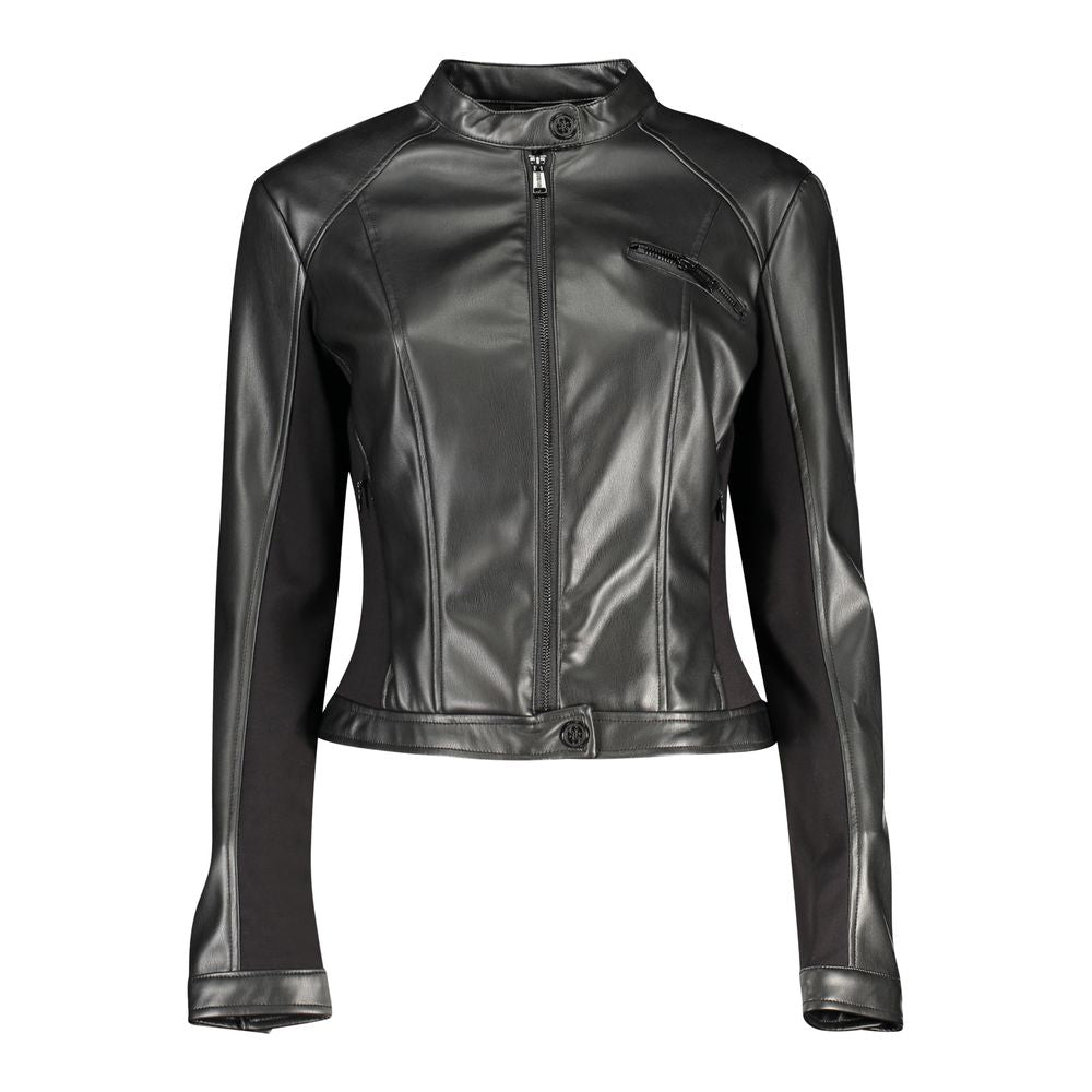 Vestes et manteaux en polyéthylène noir Guess Jeans
