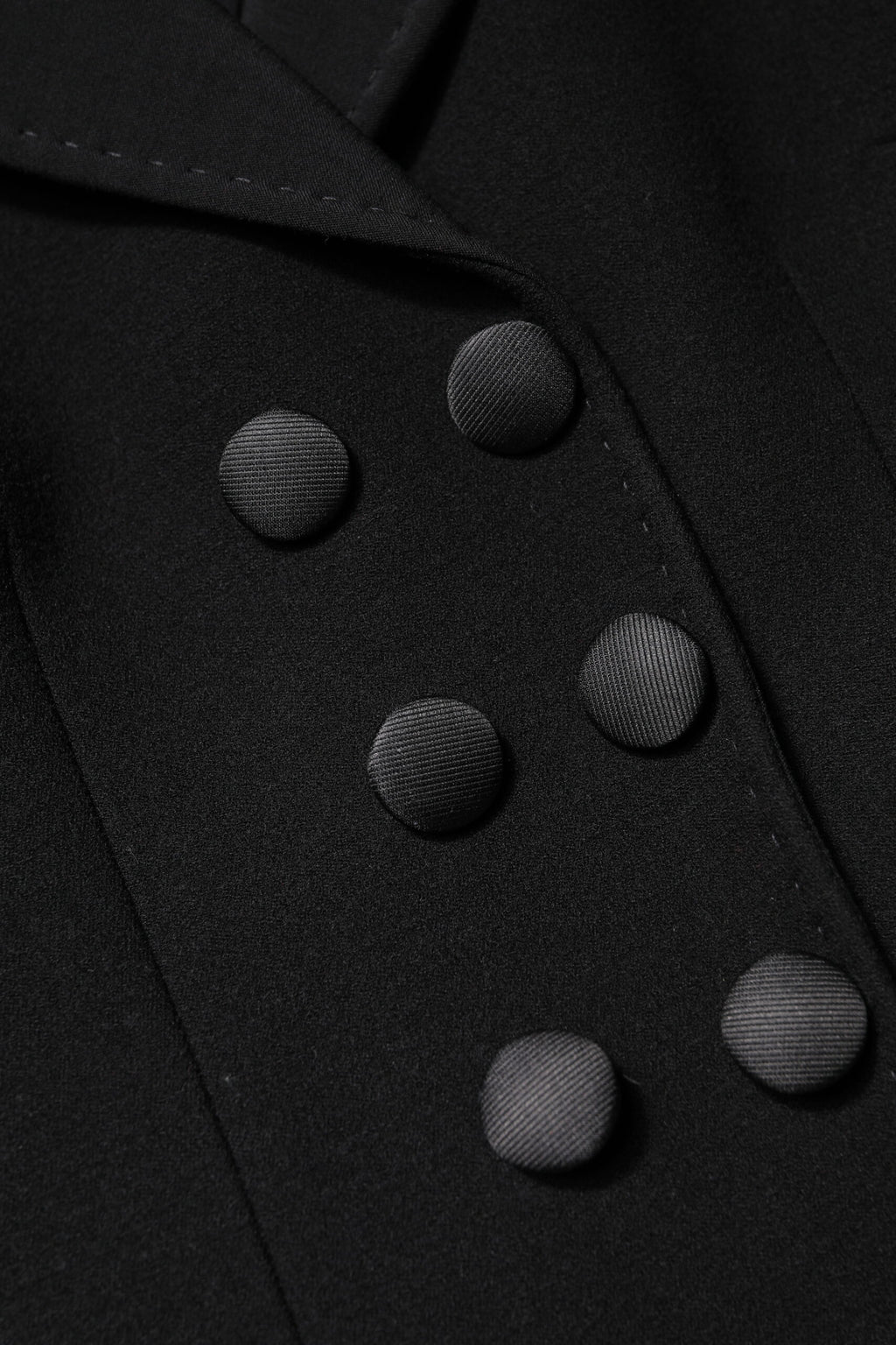 Dolce &amp; Gabbana Manteau croisé en laine noire