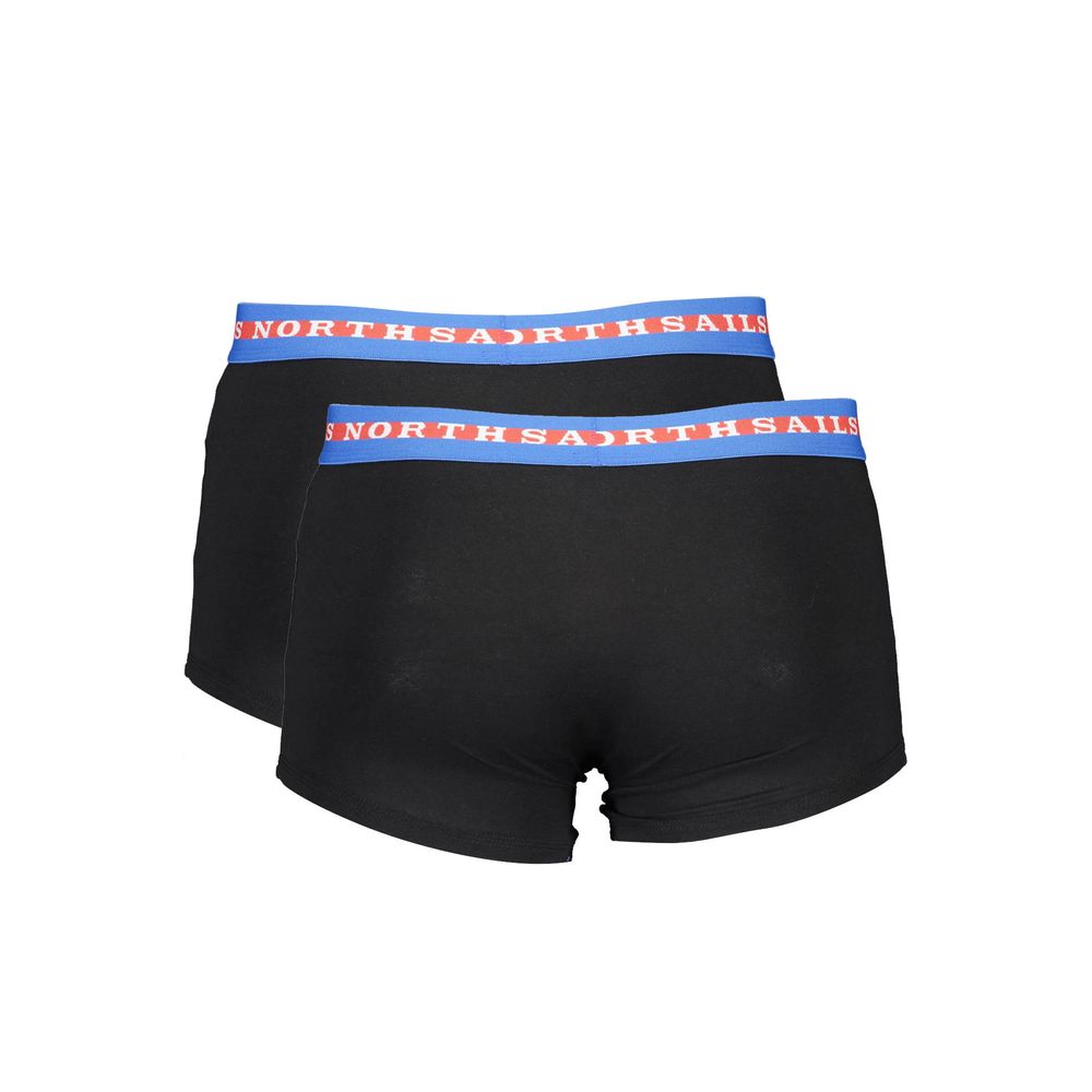 Paire de boxers North Sails en coton noir pour homme