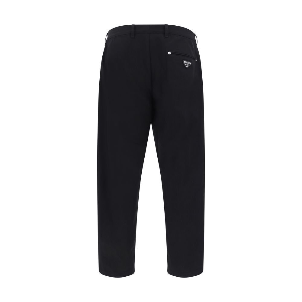 Pantalon en coton Prada