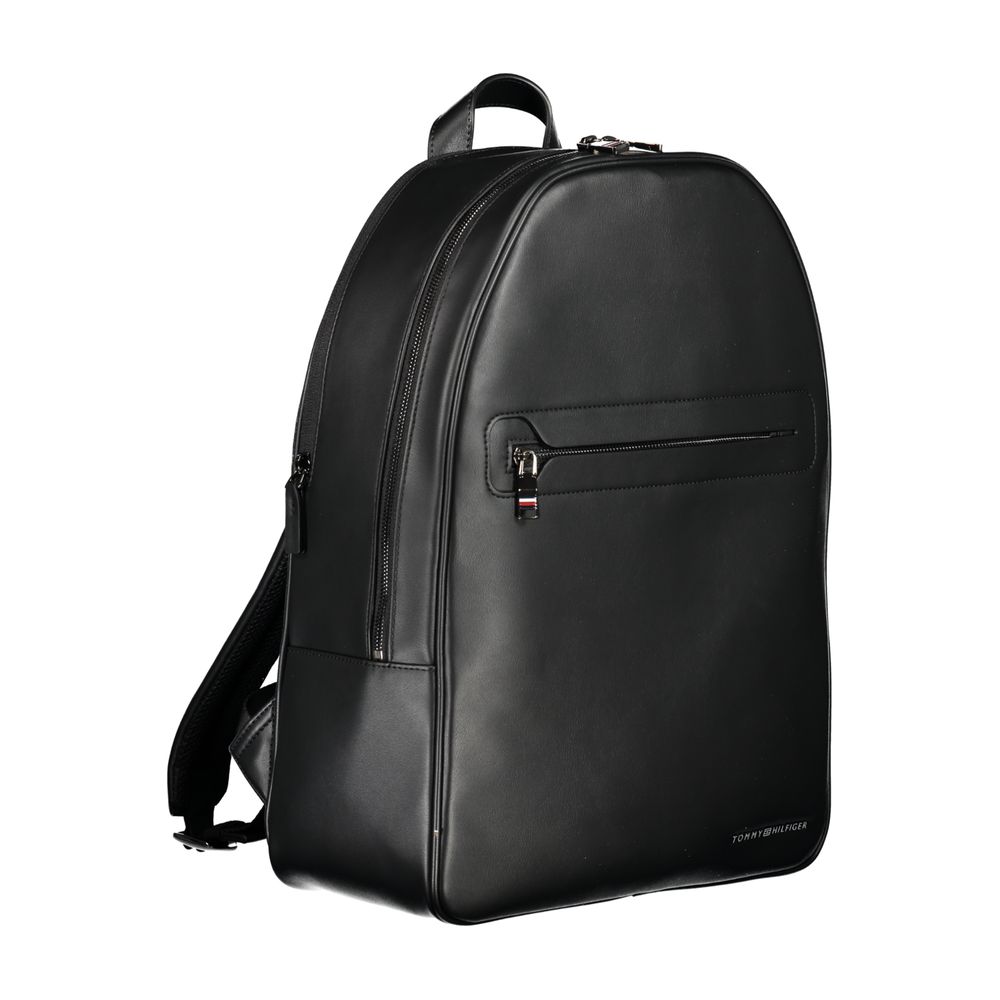 Sac à dos en polyester noir Tommy Hilfiger