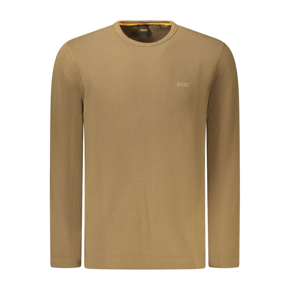 Pull en coton marron Hugo Boss pour homme