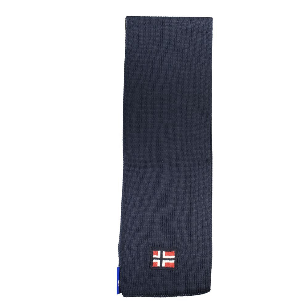 Écharpe homme en marabout bleu, Norvège, 1963