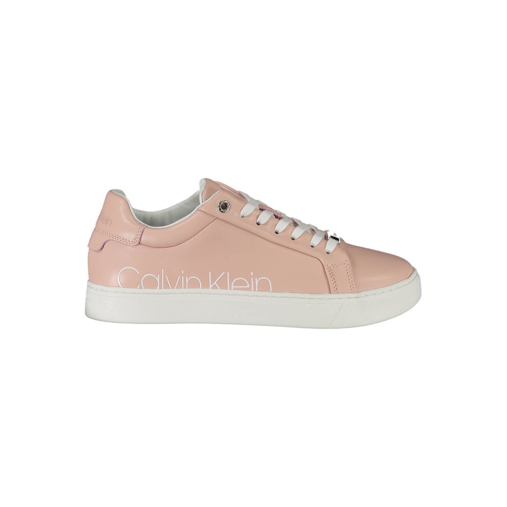 Baskets Calvin Klein en polyester rose pour femme