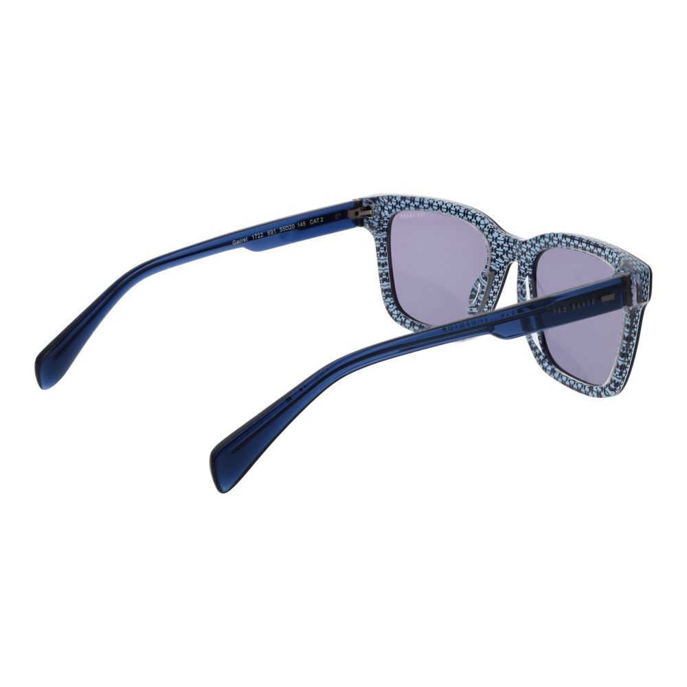 Lunettes de soleil bleues Ted Baker pour homme