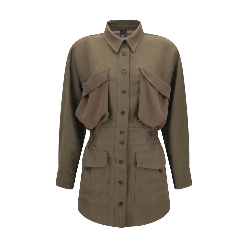Veste chemise en lin PINKO