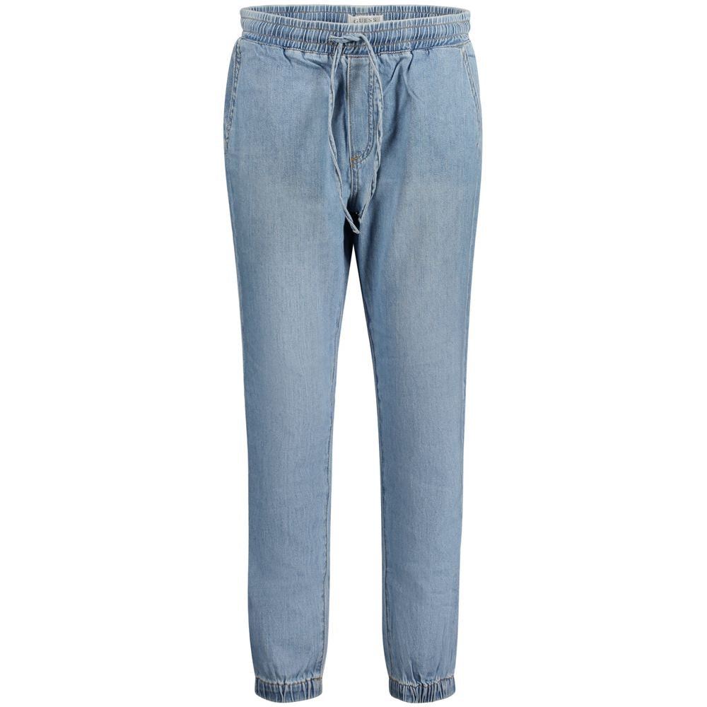 Jean Guess bleu clair en coton pour femme