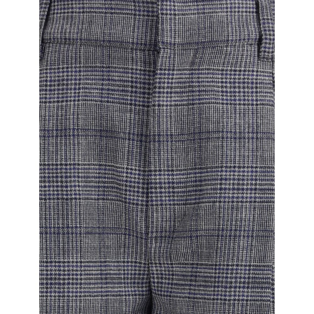 Pantalon à motif Prince de Galles Brunello Cucinelli