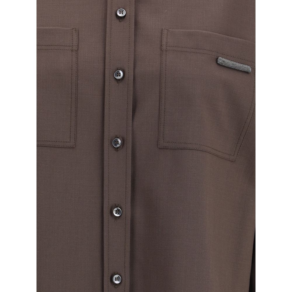 Chemise en laine Brunello Cucinelli