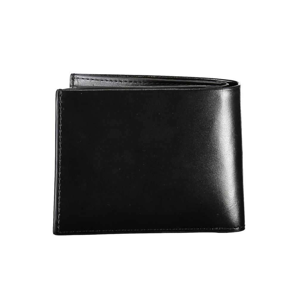 Portefeuille homme en cuir noir Calvin Klein