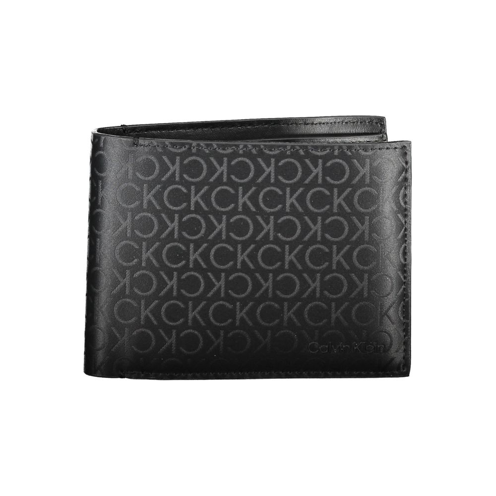 Portefeuille homme Calvin Klein en polyester noir