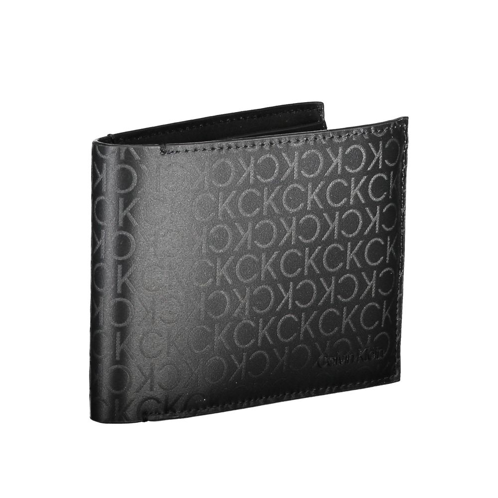 Portefeuille homme Calvin Klein en polyester noir