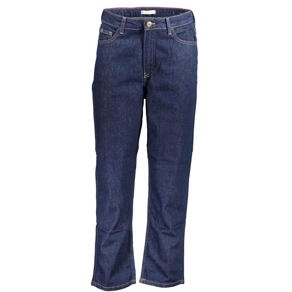 Jean et pantalon en coton bleu Tommy Hilfiger