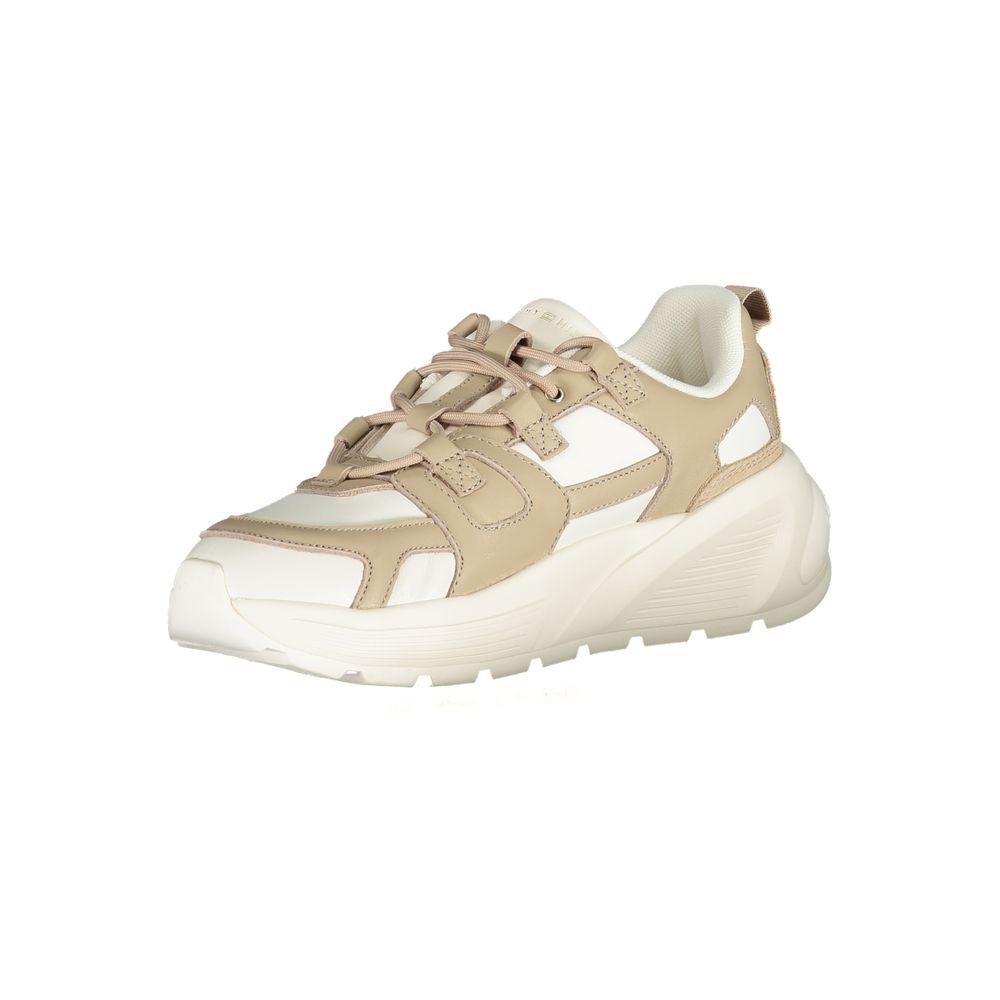 Baskets Tommy Hilfiger blanches en polyéthylène pour femme