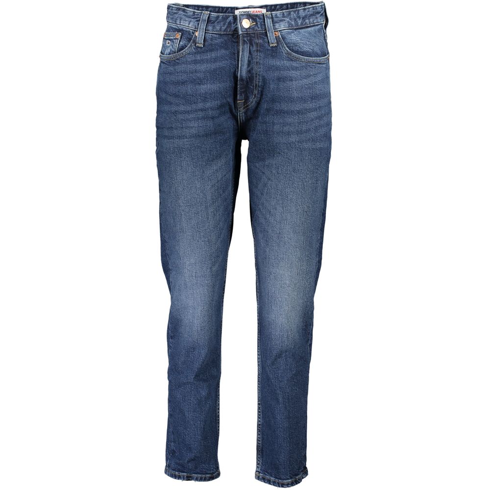 Jean et pantalon en coton bleu Tommy Hilfiger