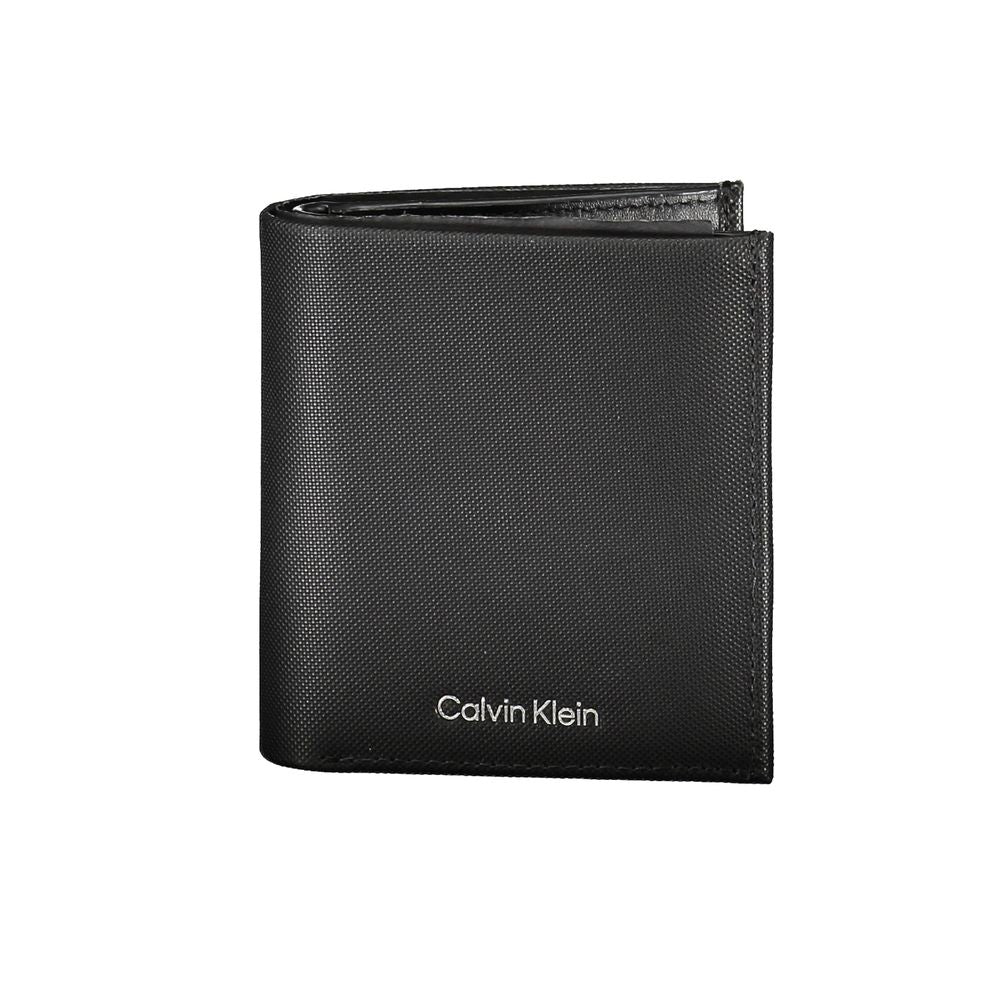 Portefeuille Calvin Klein élégant en cuir à deux volets avec blocage RFID