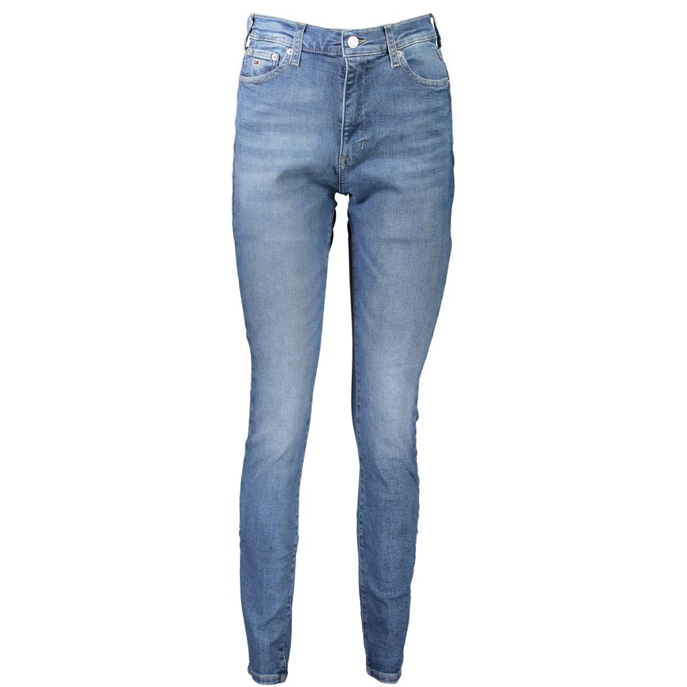Jean et pantalon en coton bleu Tommy Hilfiger