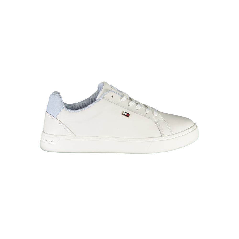 Baskets blanches en polyester Tommy Hilfiger