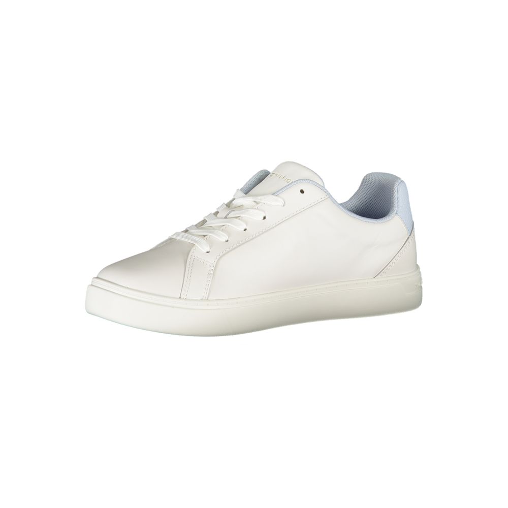 Baskets blanches en polyester Tommy Hilfiger