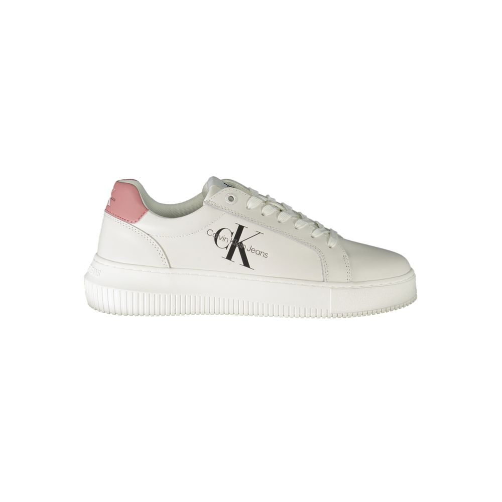 Baskets Calvin Klein en polyester blanc