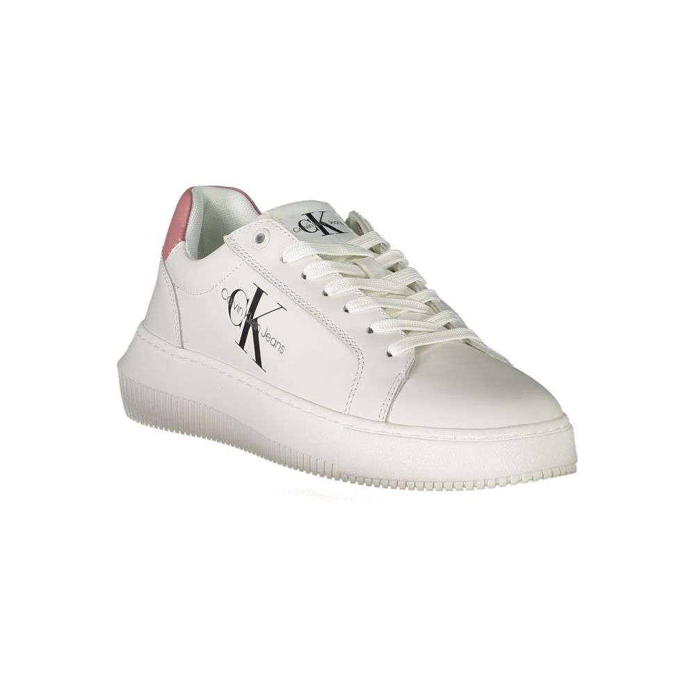 Baskets Calvin Klein en polyester blanc