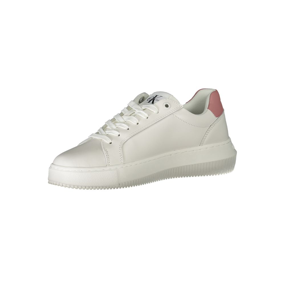 Baskets Calvin Klein en polyester blanc