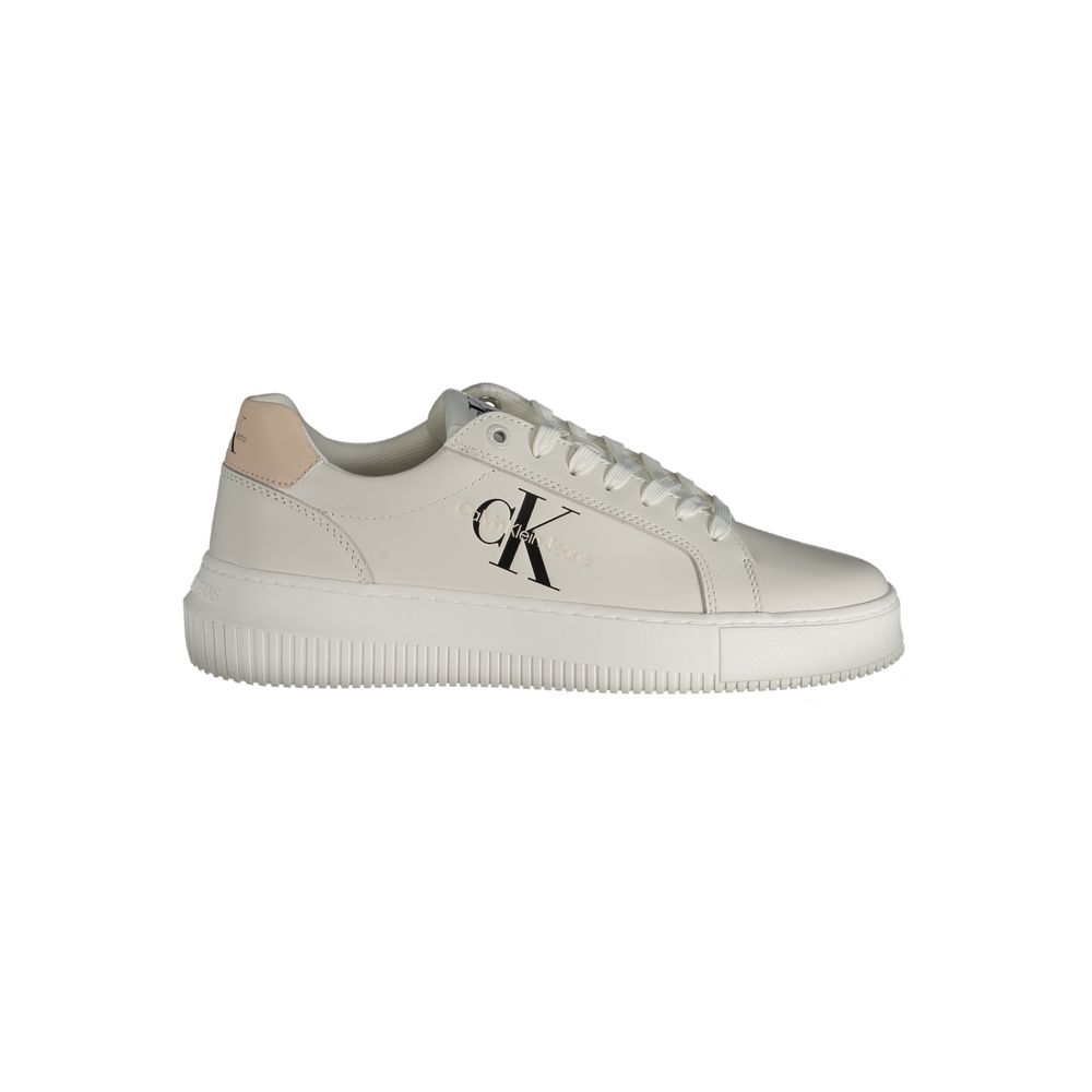 Baskets Calvin Klein en polyester blanc