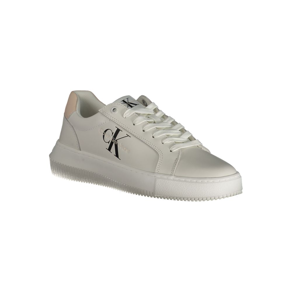 Baskets Calvin Klein en polyester blanc