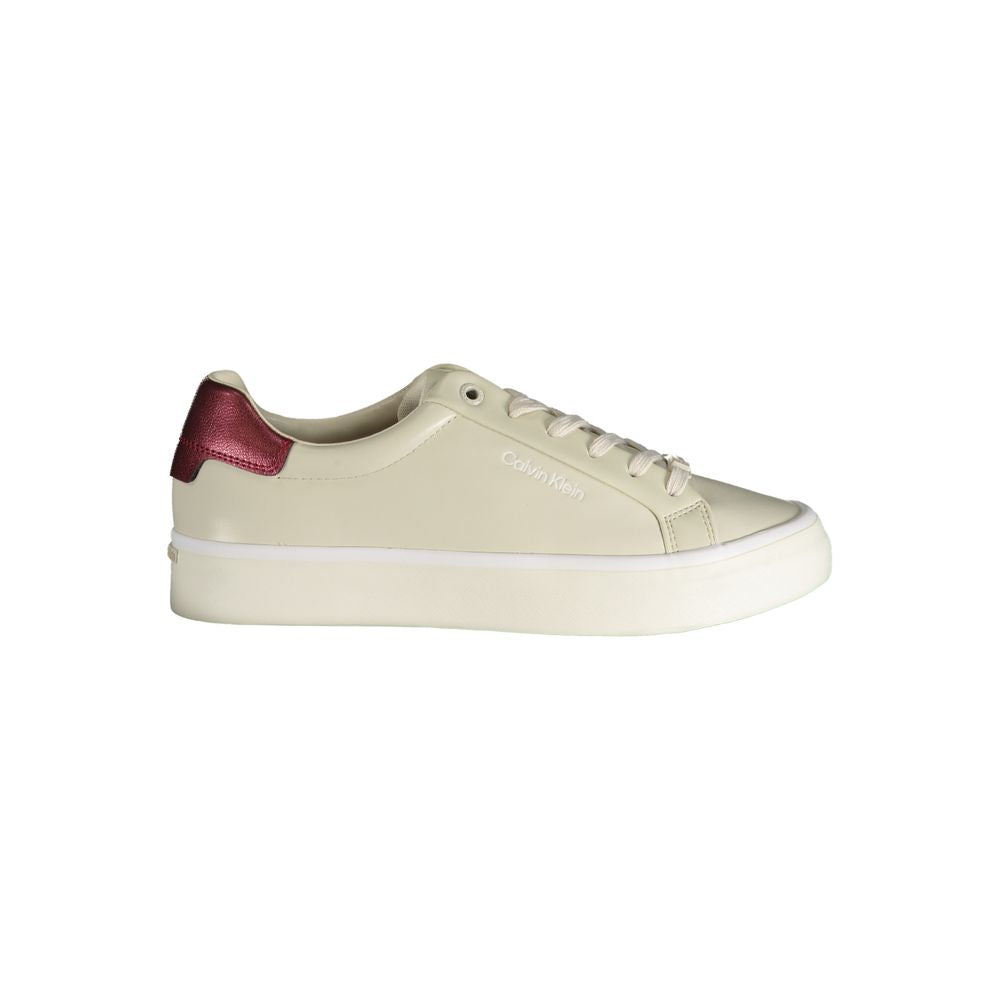 Baskets Calvin Klein en polyester beige