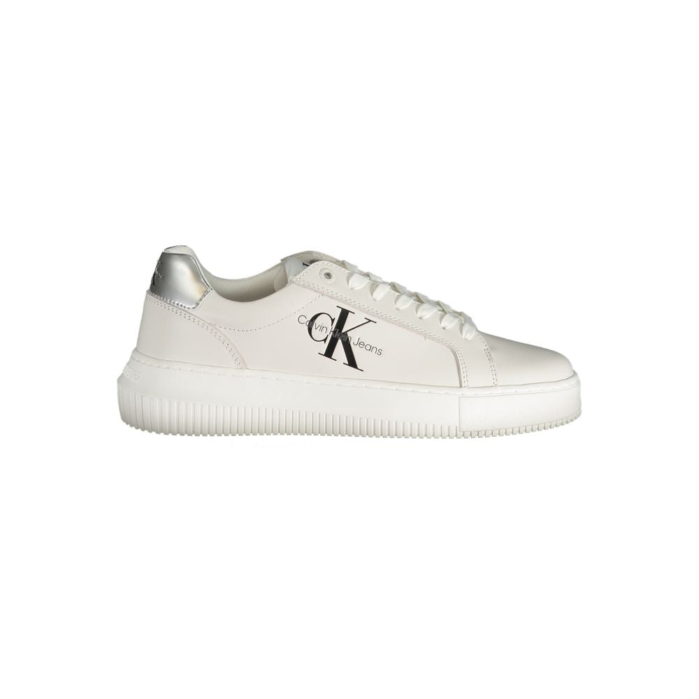 Baskets Calvin Klein en polyester blanc