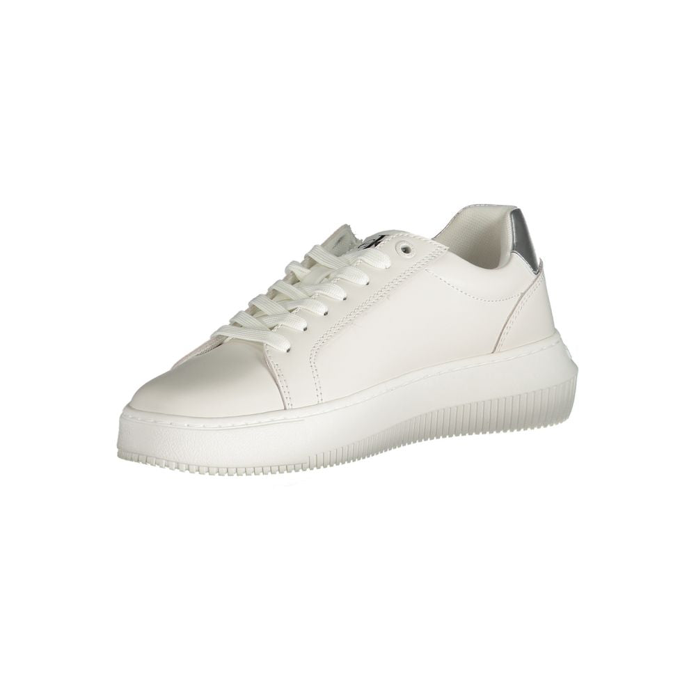 Baskets Calvin Klein en polyester blanc