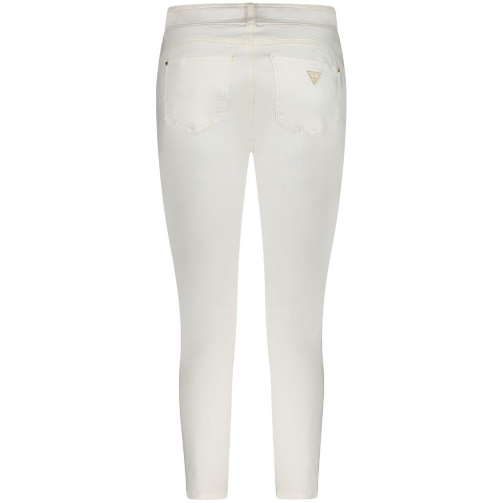 Guess Jeans Jean blanc en coton pour femme
