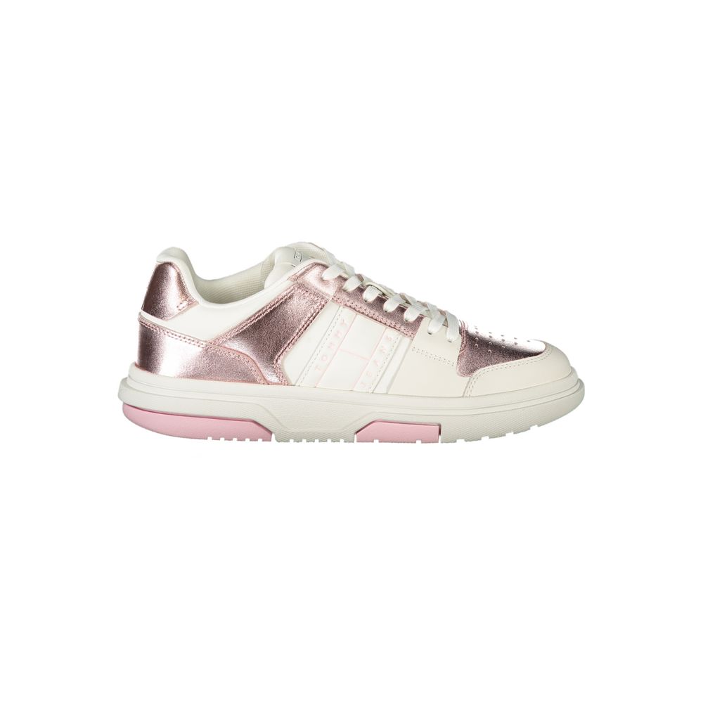 Baskets Tommy Hilfiger blanches en polyéthylène pour femme