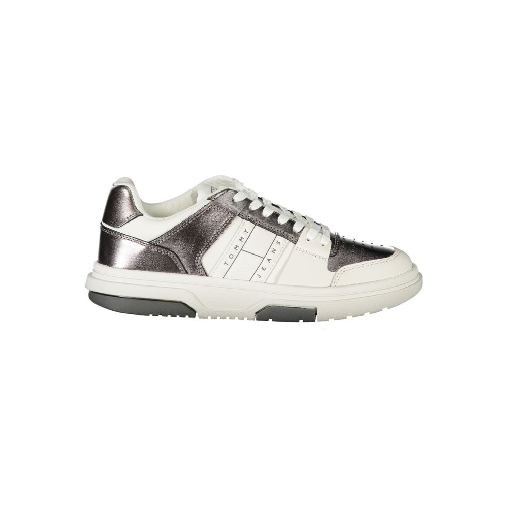 Baskets Tommy Hilfiger blanches en polyéthylène pour femme