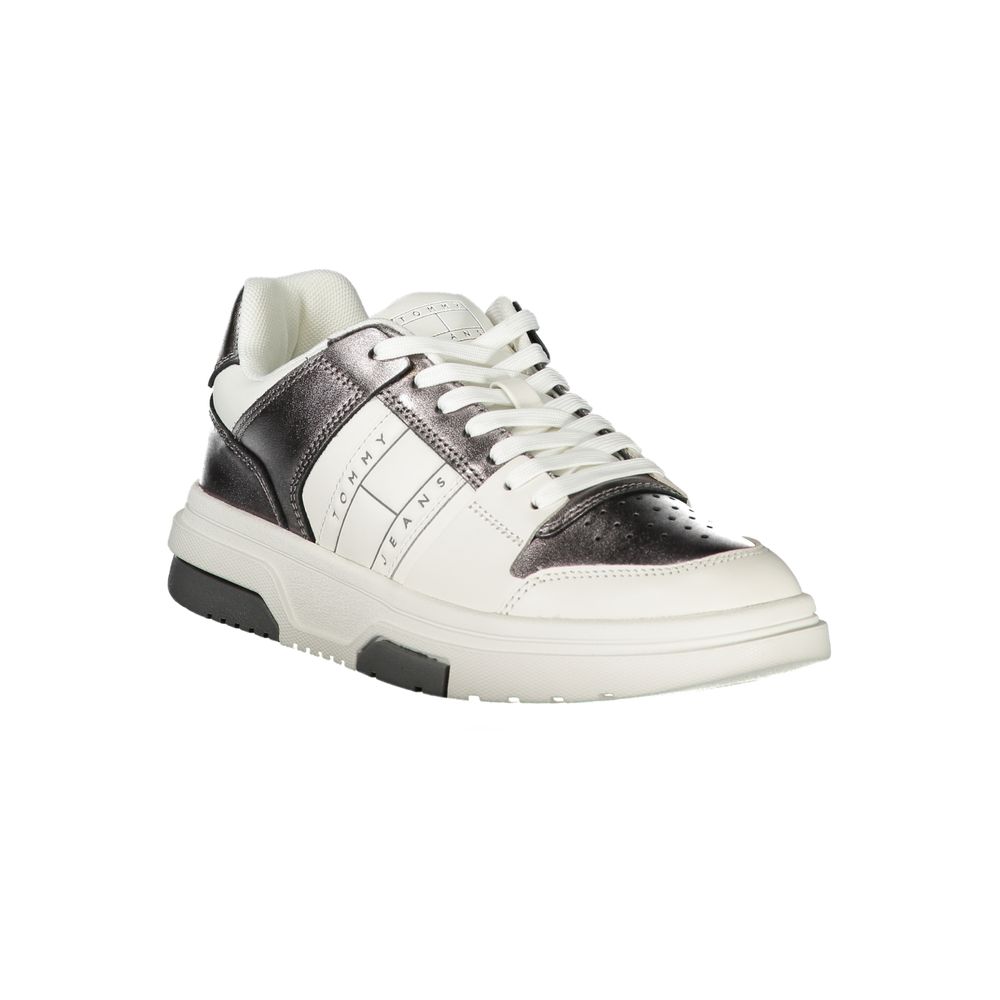 Baskets Tommy Hilfiger blanches en polyéthylène pour femme