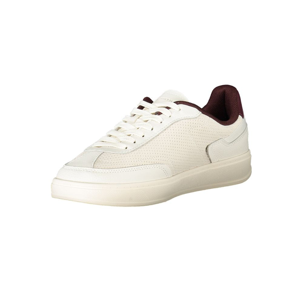 Baskets Tommy Hilfiger en cuir beige pour femme