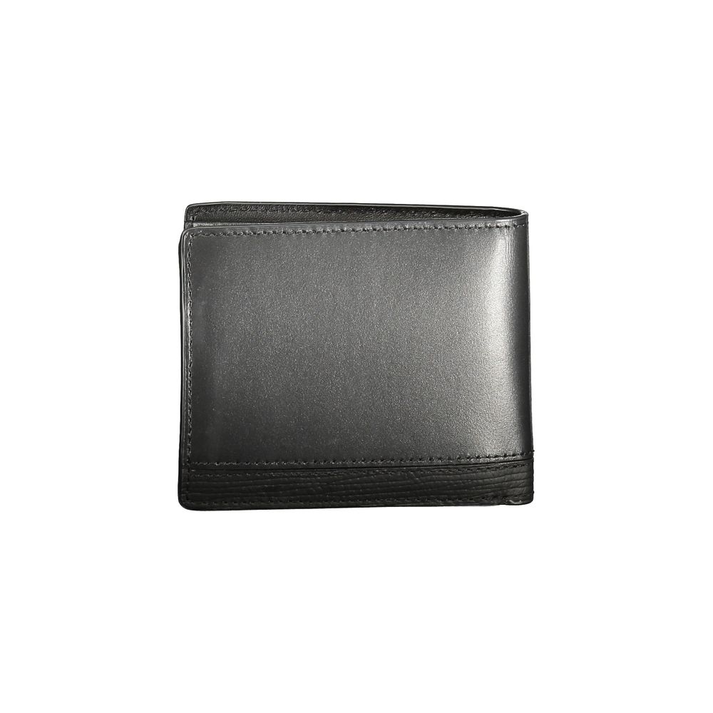 Portefeuille homme en cuir noir Tommy Hilfiger