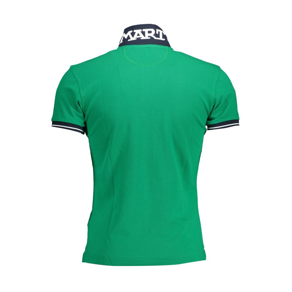 Polo homme en coton vert La Martina