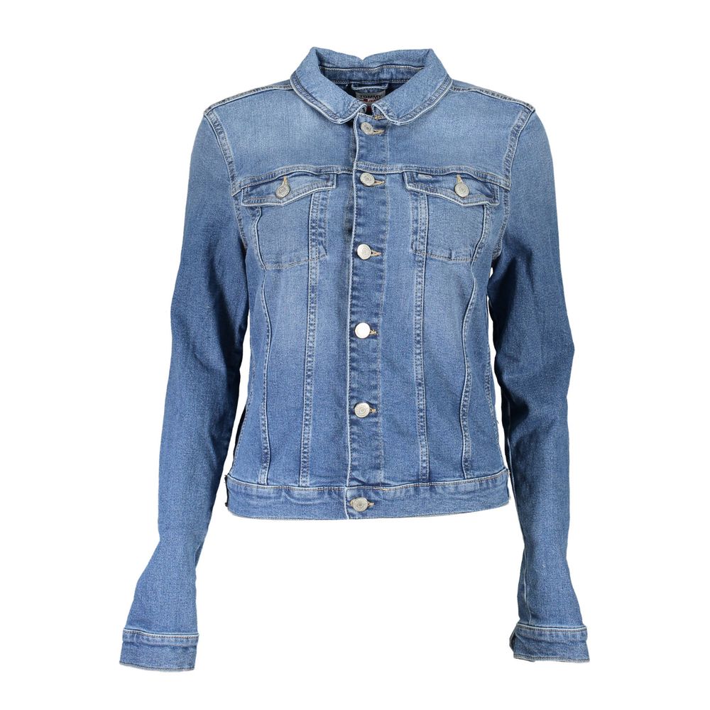 Vestes et manteaux en coton bleu Tommy Hilfiger