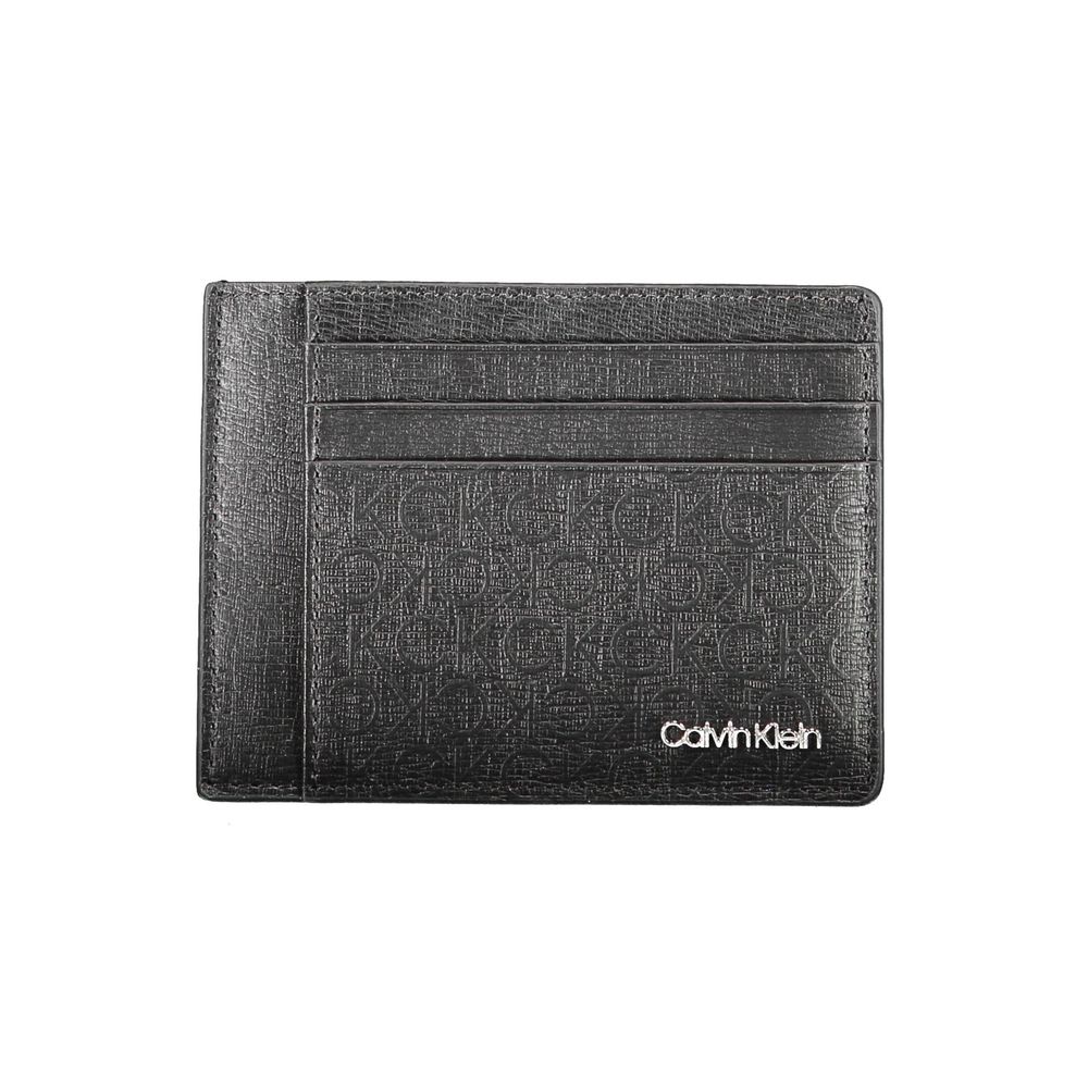 Portefeuille homme Calvin Klein en polyester noir
