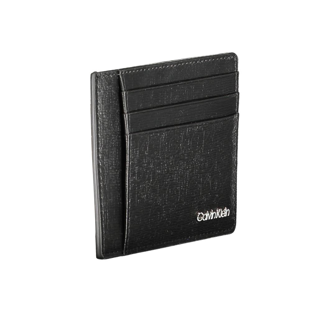 Portefeuille homme Calvin Klein en polyester noir