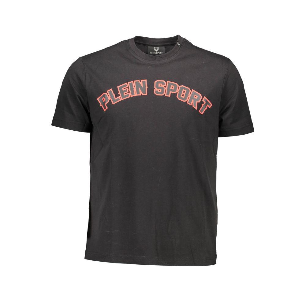 T-shirt Plein Sport en coton noir pour homme