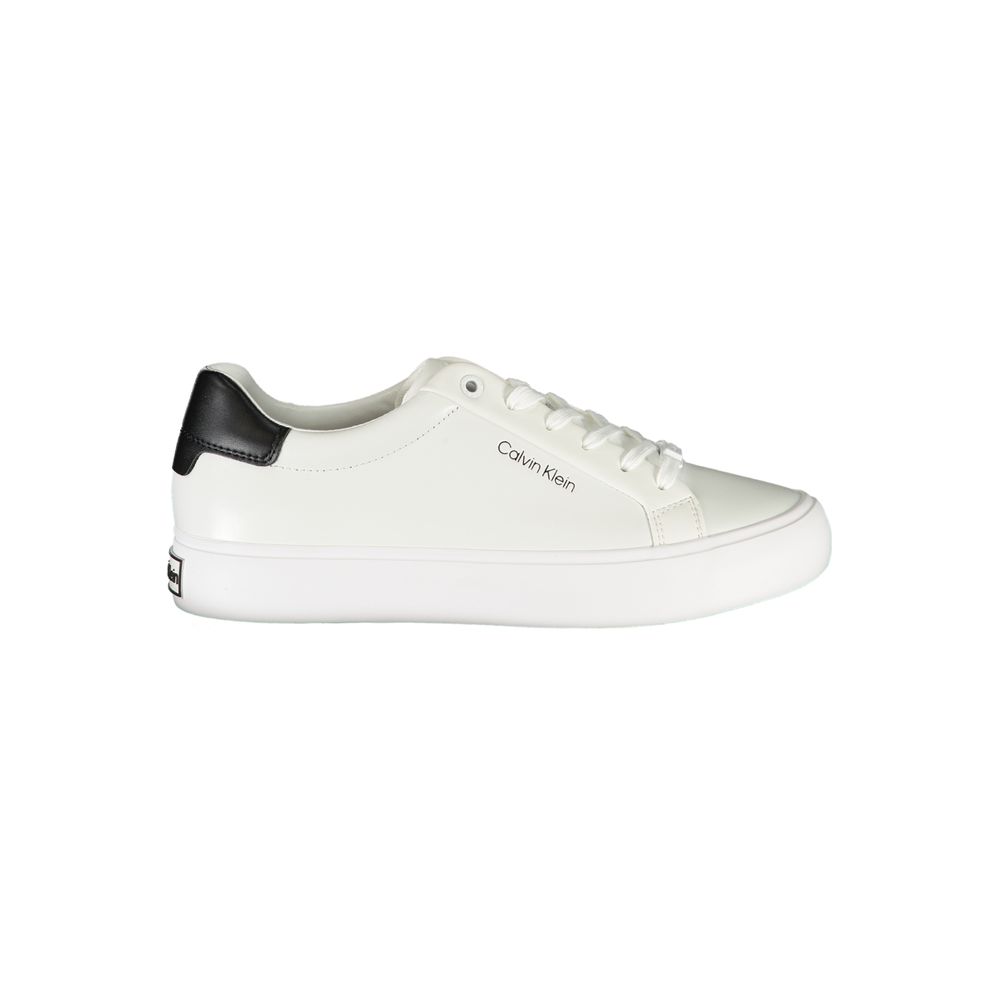 Baskets Calvin Klein en polyester blanc