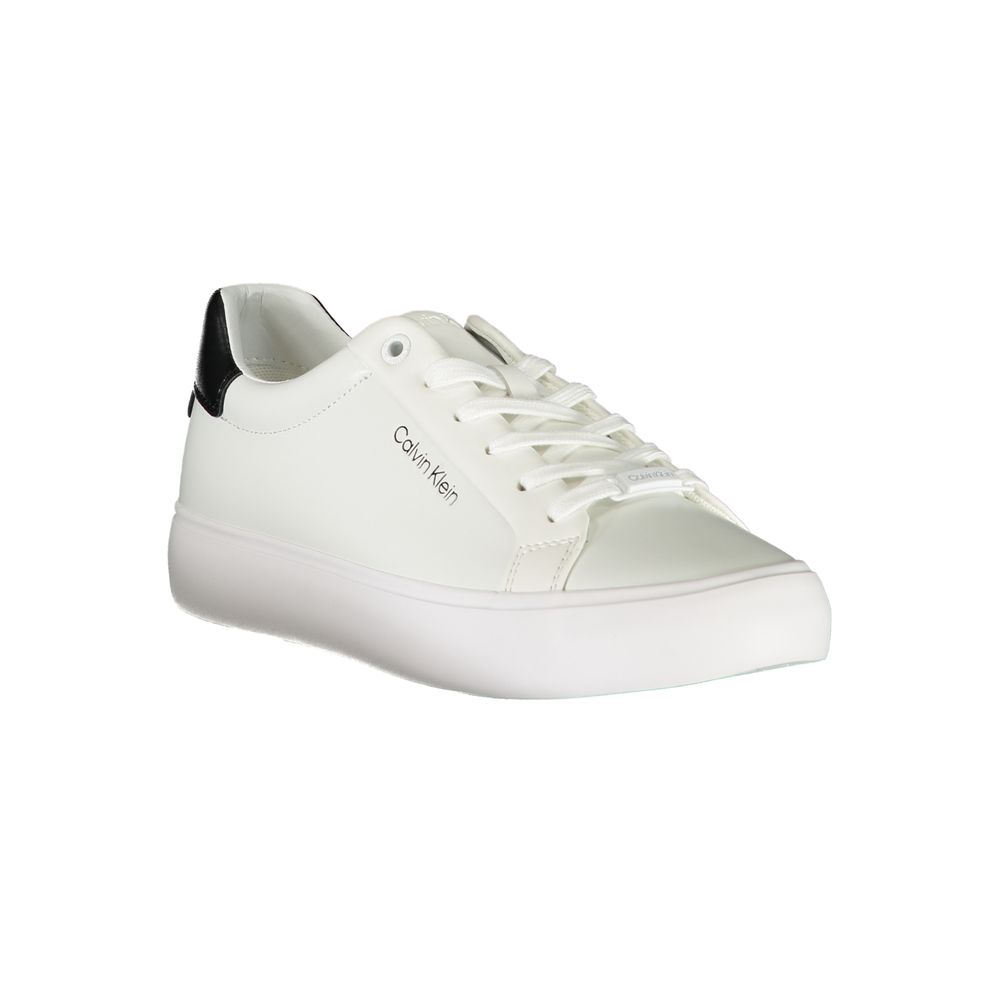 Baskets Calvin Klein en polyester blanc