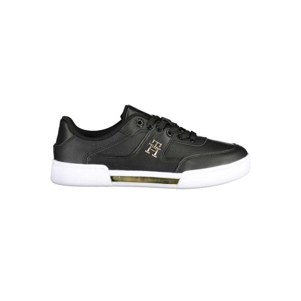 Baskets Tommy Hilfiger en cuir noir pour femme