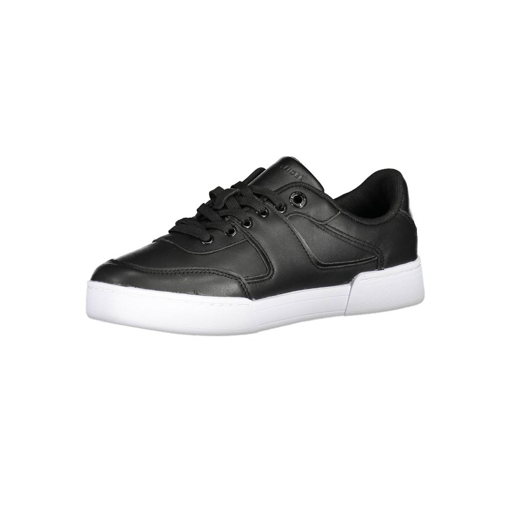 Baskets Tommy Hilfiger en cuir noir pour femme