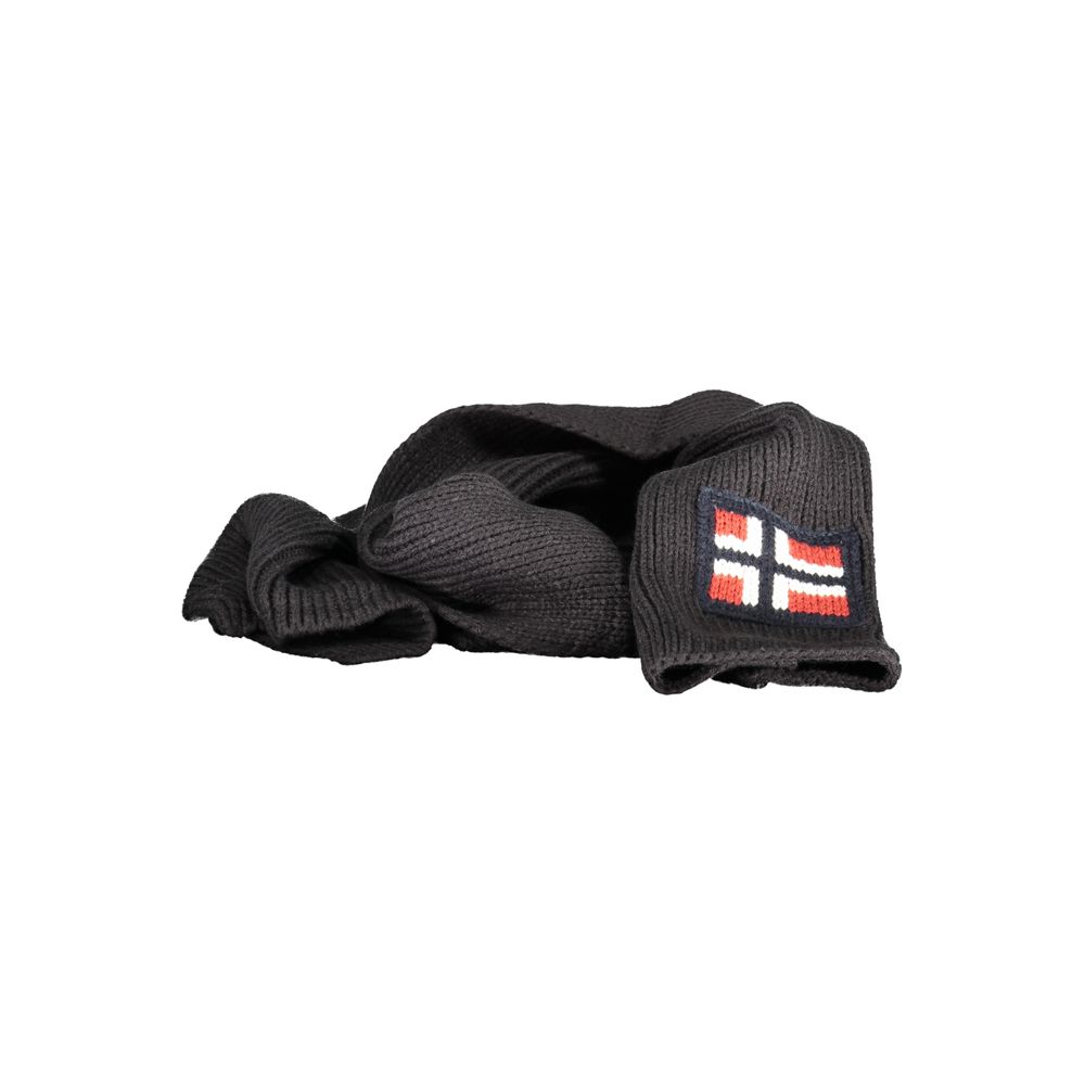 Écharpe noire pour homme en marabout, Norvège, 1963