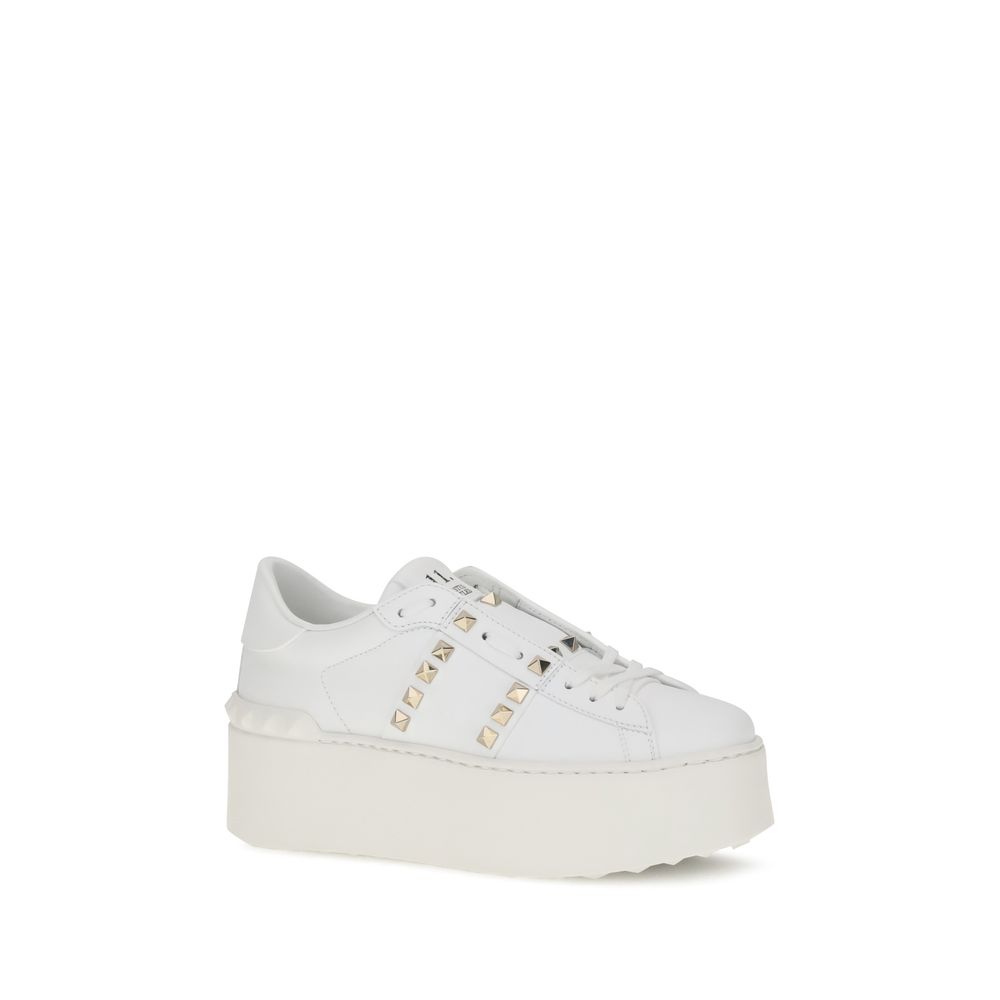Baskets à plateforme Rockstud Untitled de Valentino Garavani